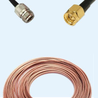 N Female to SMA Male RG188 RF Cable Assembly