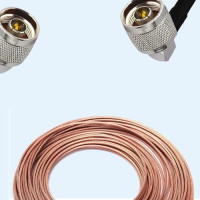 N Male Right Angle to N Male Right Angle RG316 RF Cable Assembly