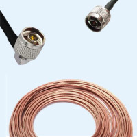 N Male Right Angle to N Male RG316 RF Cable Assembly