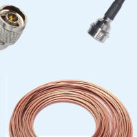 N Male Right Angle to QN Male RG316 RF Cable Assembly