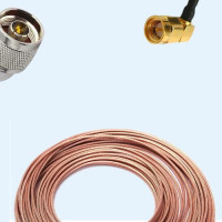 N Male Right Angle to SMA Male Right Angle RG316 RF Cable Assembly