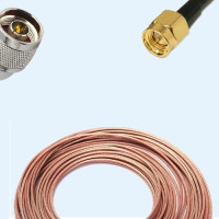 N Male Right Angle to SMA Male RG316 RF Cable Assembly