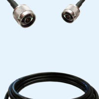 N Male to N Male LMR240 RF Cable Assembly