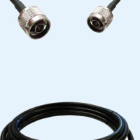 N Male to N Male LMR400 RF Cable Assembly