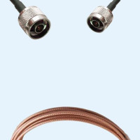 N Male to N Male RG316D RF Cable Assembly