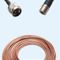 N Male to QMA Male RG188 RF Cable Assembly