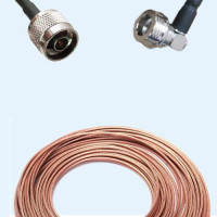 N Male to QN Male Right Angle RG316 RF Cable Assembly