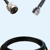 N Male to QN Male LMR400 RF Cable Assembly