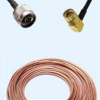 N Male to RP SMA Male Right Angle RG316 RF Cable Assembly