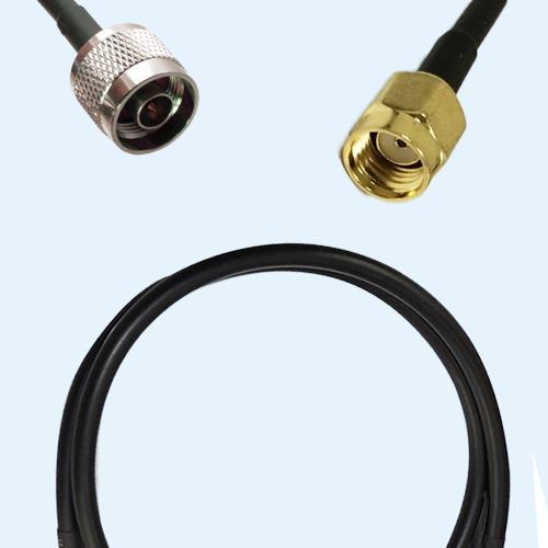 N Male to RP SMA Male LMR200 RF Cable Assembly