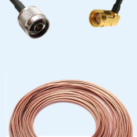 N Male to SMA Male Right Angle RG316 RF Cable Assembly