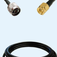 N Male to SMA Male LMR240FR RF Cable Assembly