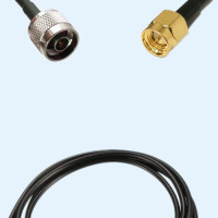 N Male to SMA Male RG174 RF Cable Assembly