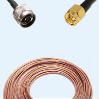 N Male to SMA Male RG188 RF Cable Assembly