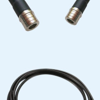 QMA Male to QMA Male LMR100 RF Cable Assembly