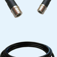 QMA Male to QMA Male LMR400 RF Cable Assembly