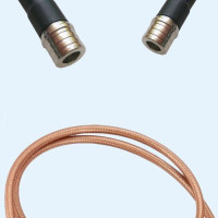 QMA Male to QMA Male RG142 RF Cable Assembly