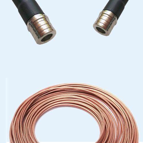 QMA Male to QMA Male RG316 RF Cable Assembly