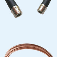 QMA Male to QMA Male RG316D RF Cable Assembly