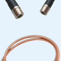 QMA Male to QMA Male RG400 RF Cable Assembly