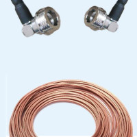 QN Male Right Angle to QN Male Right Angle RG316 RF Cable Assembly