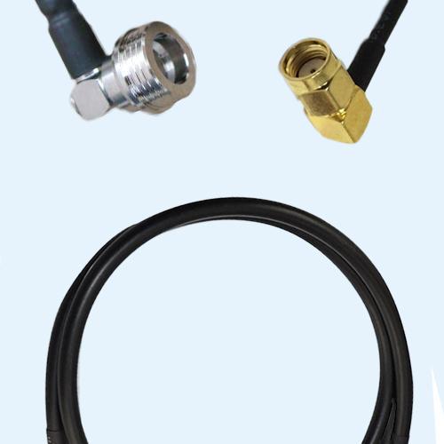 QN Male Right Angle to RP SMA Male Right Angle LMR200 RF RF Cable