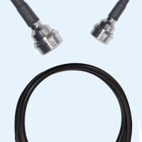 QN Male to QN Male LMR200 RF Cable Assembly