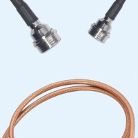 QN Male to QN Male RG400 RF Cable Assembly