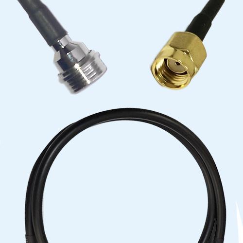 QN Male to RP SMA Male RG223 RF Cable Assembly