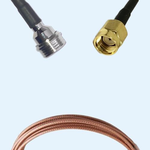 QN Male to RP SMA Male RG316D RF Cable Assembly