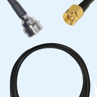 QN Male to SMA Male LMR195 RF Cable Assembly