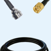 QN Male to SMA Male LMR400 RF Cable Assembly