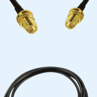 RP SMA Bulkhead Female to RP SMA Bulkhead Female RG174 RF RF Cable