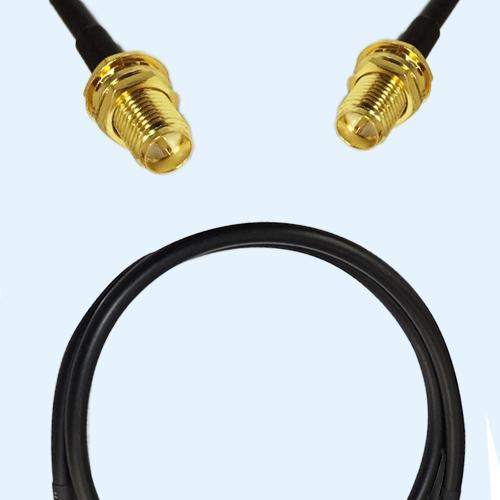RP SMA Bulkhead Female to RP SMA Bulkhead Female RG223 RF RF Cable