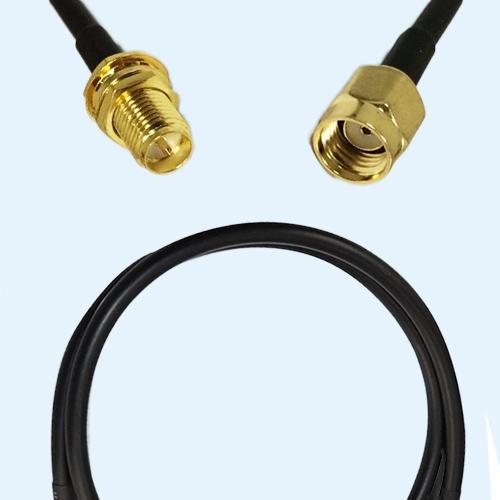 RP SMA Bulkhead Female to RP SMA Male RG58 RF Cable Assembly