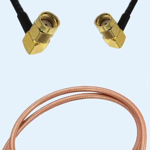RP SMA Male Right Angle to RP SMA Male Right Angle RG400 RF RF Cable