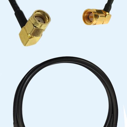 RP SMA Male Right Angle to SMA Male Right Angle LMR195 RF RF Cable
