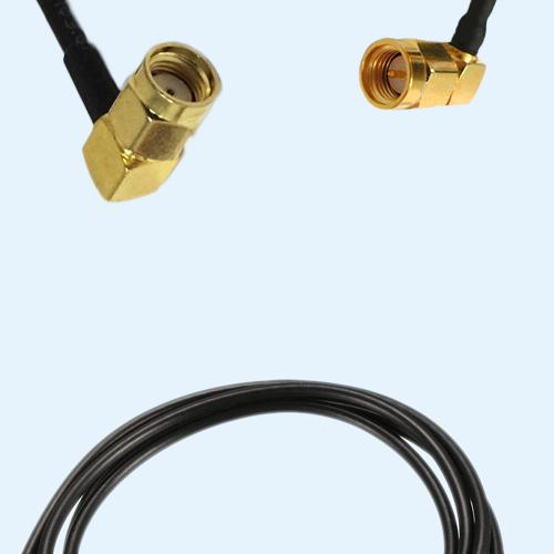 RP SMA Male Right Angle to SMA Male Right Angle RG174 RF RF Cable