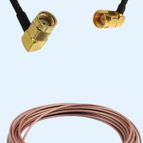RP SMA Male Right Angle to SMA Male Right Angle RG178 RF RF Cable