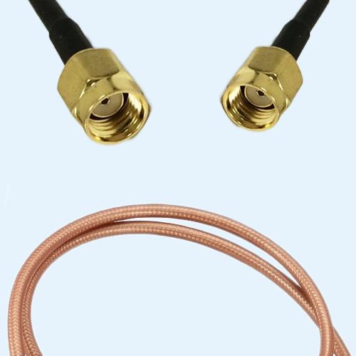 RP SMA Male to RP SMA Male RG142 RF Cable Assembly