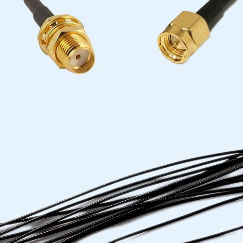 SMA Bulkhead Female to SMA Male 1.37 RF Cable Assembly