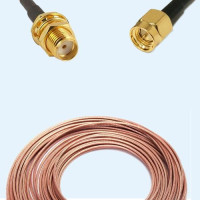SMA Bulkhead Female to SMA Male RG188 RF Cable Assembly