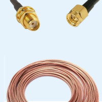 SMA Bulkhead Female to SMA Male RG316 RF Cable Assembly