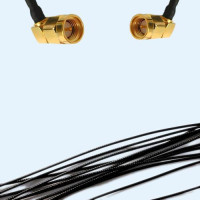 SMA Male Right Angle to SMA Male Right Angle 1.13 RF Cable Assembly