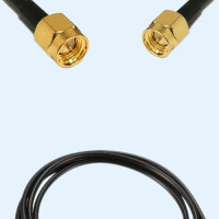 SMA Male to SMA Male LMR100 RF Cable Assembly