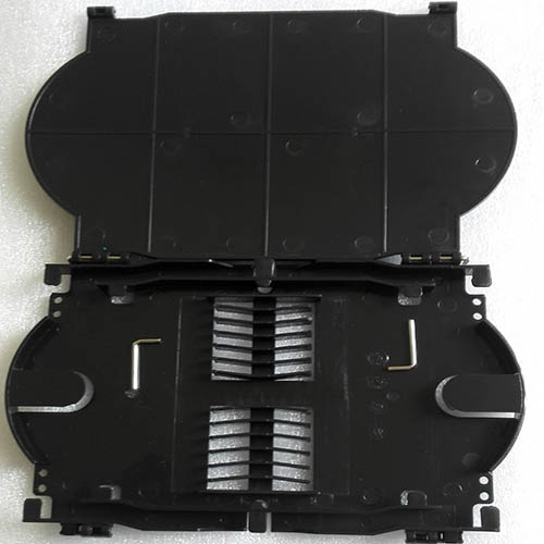 24 Fiber Splice Tray/Cassette Black Color Fiber Optic Splice Tray