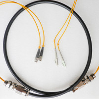 Duplex Waterproof Patch Cord FC/UPC to LC/UPC OM2 50/125 Multimode