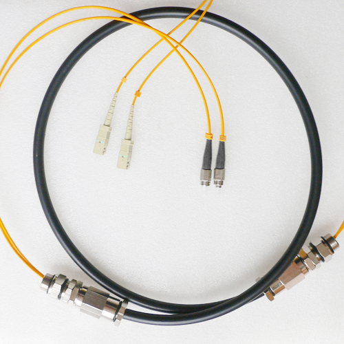 Duplex Waterproof Patch Cord FC/UPC to SC/UPC OM2 50/125 Multimode