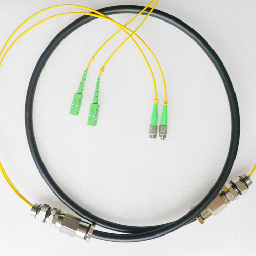 Duplex Waterproof Patch Cord FC/APC to SC/APC OS2 9/125 Singlemode