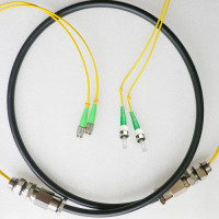 Duplex Waterproof Patch Cord FC/APC to ST/APC OS2 9/125 Singlemode